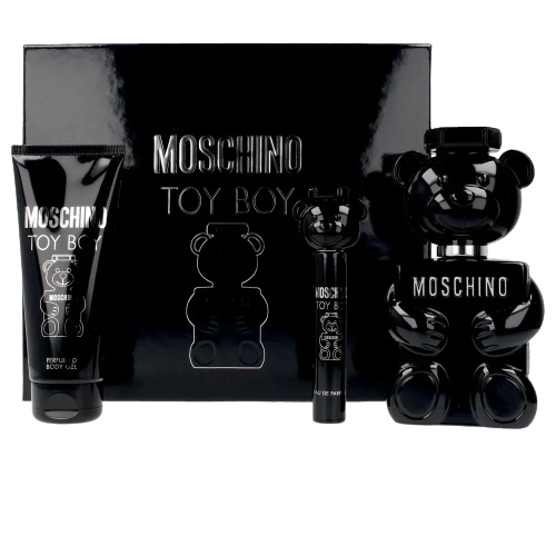 Moschino Kit Toy Boy Perfumed Body Gel 100ml + Eau de Parfum 10ml + Eau de Parfum 100ml