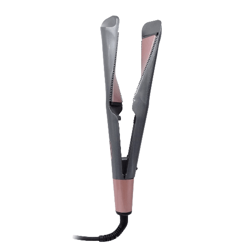 Prosper Chapa Curl Straight Confince 2 Em 1 Cinza/Rosa Model P-1111