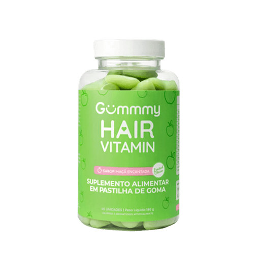 Gummmy Hair Vitamin Maçã Verde Encantada 60 Gomas - Vitamina Capilar 180g