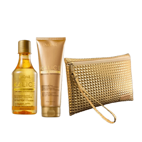 Inoar Kit Kalice Shampoo 250ml + Máscara 250ml + Necessaire