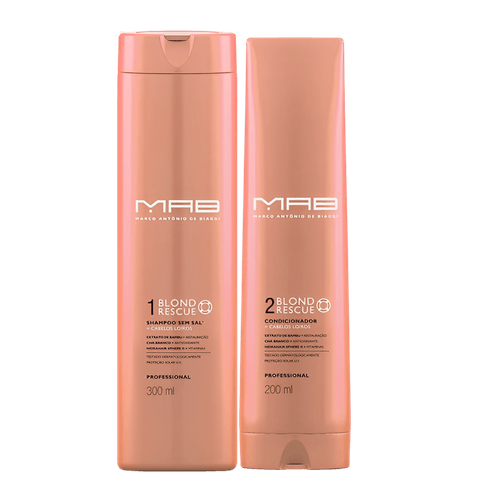 MAB Kit Marco Antônio de Biaggi Blond Shampoo 300ml + Condicionador 200ml