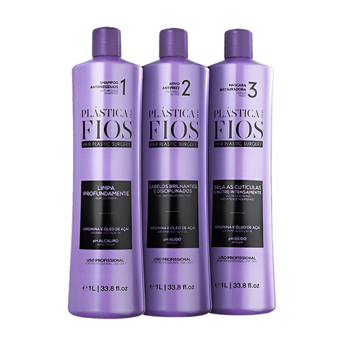 Cadiveu Kit Profissional Anti-frizz - Shampoo 1000ml + Selagem Térmica 1000ml + Máscara 1000ml