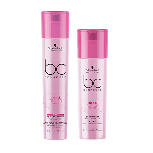 Schwarzkopf Professional BC Bonacure pH 4.5 Color Freeze Micellar Rich Shampoo 250ml + Condicionador 200ml