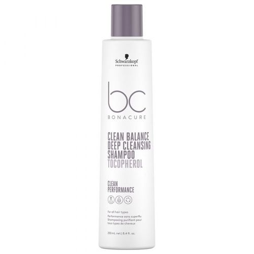 Schwarzkopf BC Bonacure Clean Balance Deep Cleansing Shampoo Tocopherol - Shampoo 250ml