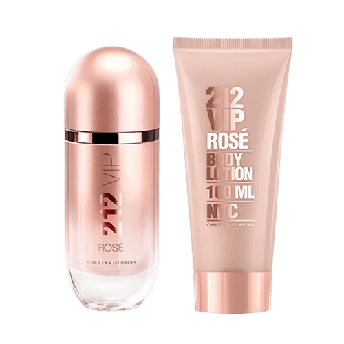 Carolina Herrera Kit 212 VIP Rosé Special Feminino - Eau de Parfum 80ml + Body Lotion 100ml