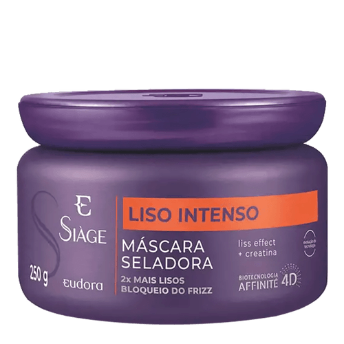 Eudora Siàge Seladora Liso Intenso - Máscara Capilar 250ml