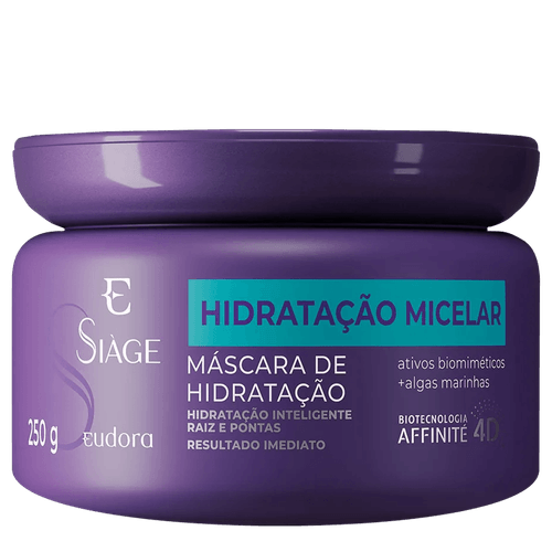 Eudora Siàge Hidratação Micelar - Máscara Capilar 250g