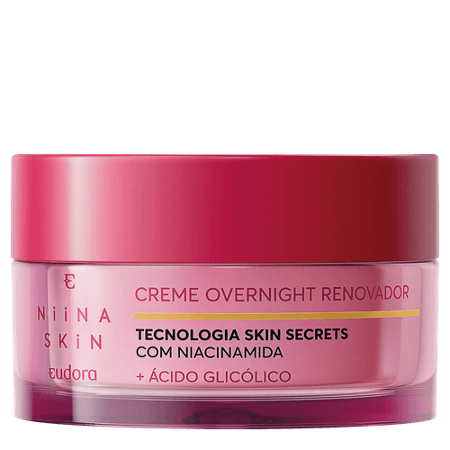 Eudora Niina Secrets Niina Skin Overnight Renovador - Creme Facial Noturno 45g