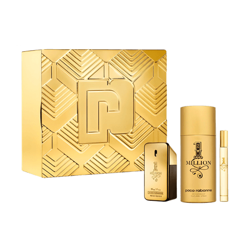 Paco Rabanne Kit 1 Million Eau de Toilette 50ml + Desodorant 150ml + Travel Spray 10ml