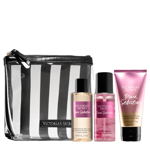 Victoria S Secret Kit Travel Pure Seduction 3x1