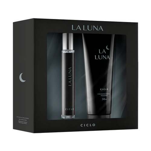 Kit Ciclo La Luna Feminino - Deo Colônia 30ml + Hidratante Corporal 240ml