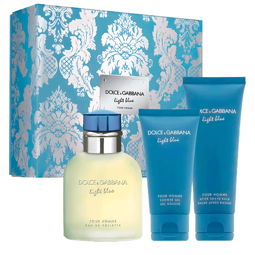 Dolce e Gabbana Kit Light Blue Eau de Toilette 125ml + After 75ml + Gel 50ml