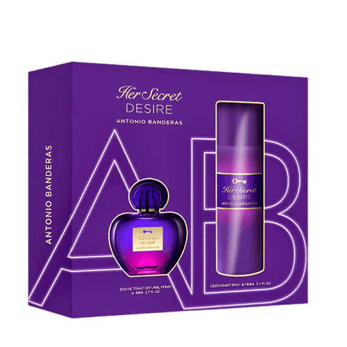 Kit Banderas Her Secret Desire Feminino - Eau de Toilette 80ml + Desodorante 150ml