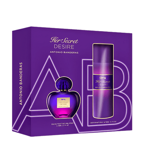 Banderas Kit Her Secret Desire Eau de Toilette 80ml + Desodorante 150ml