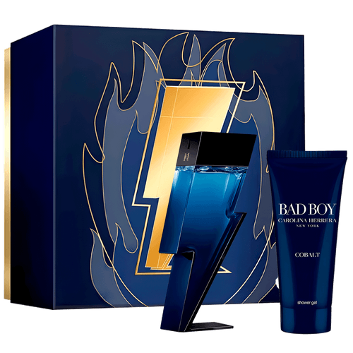 Kit Carolina Herrera Bad Boy Cobalt Eau de Parfum 100ml + Shower Gel 100ml