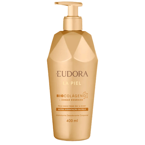 Eudora La Piel Âmbar Dourado - Hidratante Desodorante Corporal 400ml