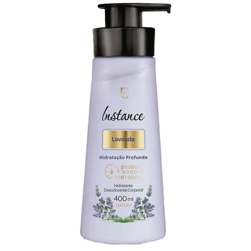 Eudora Instance Locao Hidrat Corporal Lavanda 400ml