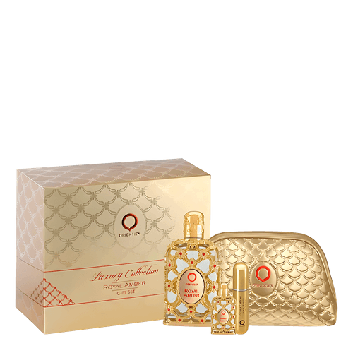 Orientica Kit Royal Amber Edp 80ml + Miniatura 7,5 Ml + Atomizer + Necessaire