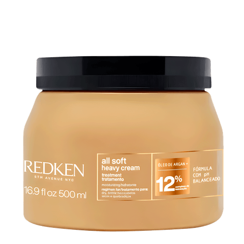 Redken All Soft Heavy Cream - Máscara de Hidratação 500ml