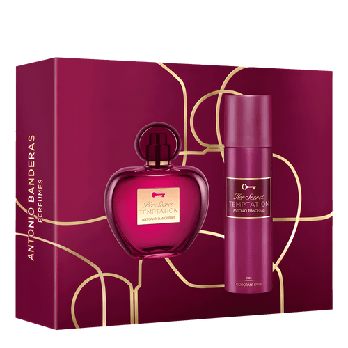 Banderas Kit Her Secret Temptation Feminino - Eau de Toilette 80ml + Desodorante 150ml