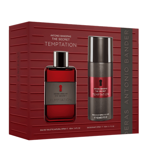 Kit The Secret Temptation Banderas Masculino - Eau de Toilette 100ml + Desodorante Spray 150ml