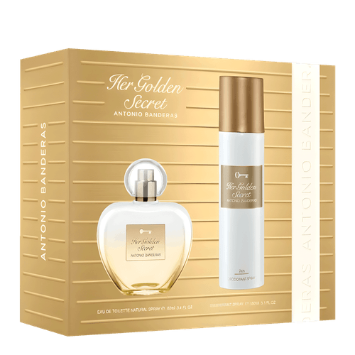 Kit Bandeiras Her Golden Secret - Eau de Toilette 100ml + Desodorante 150ml