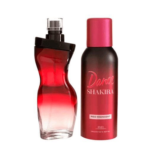 Kit Shakira Dance Red Midnight - Eau de Toilette 80ml + Desodorante Spray 150ml