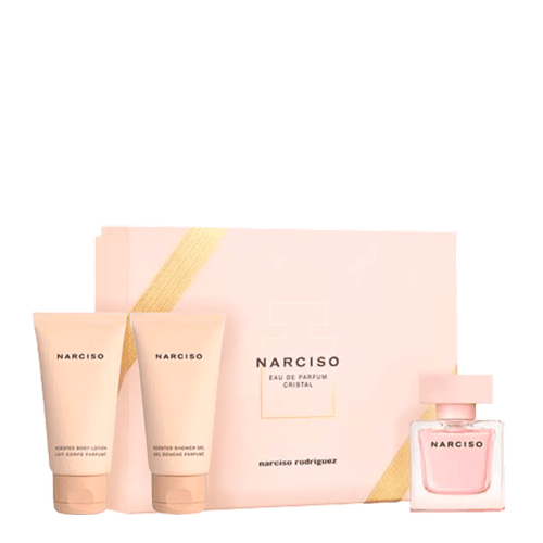 Narciso Kit Cristal Eau de Parfum 50ml + Shower Gel 50ml + Body Lotion 50ml