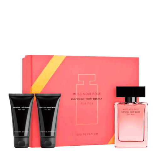 Narciso Rodriguez Kit Musc Noir Rose Eau de Parfum 50ml + Shower Gel 50ml + Body Lotion 50ml