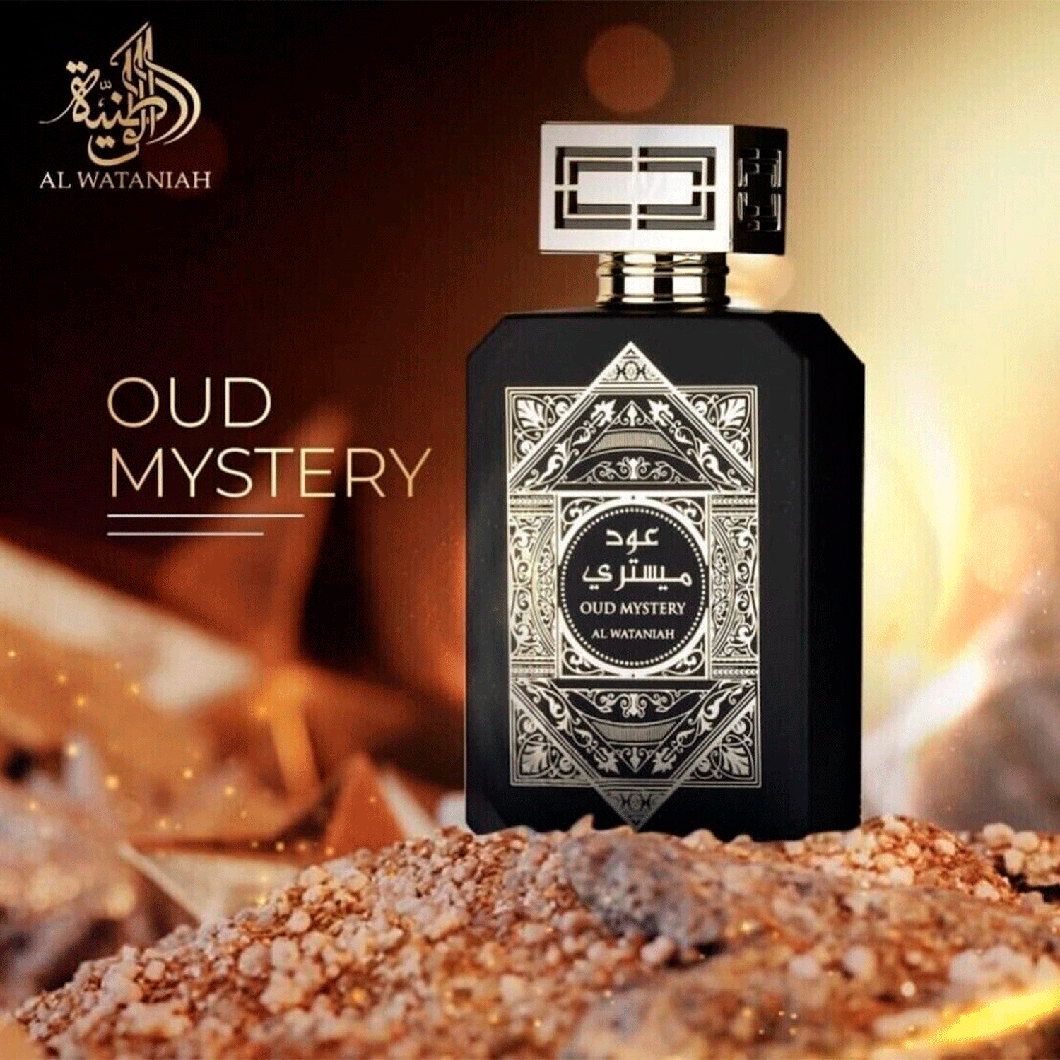 Al Wataniah Oud Mystery Intense EDP Perfume Unissex 100ml - Kassio