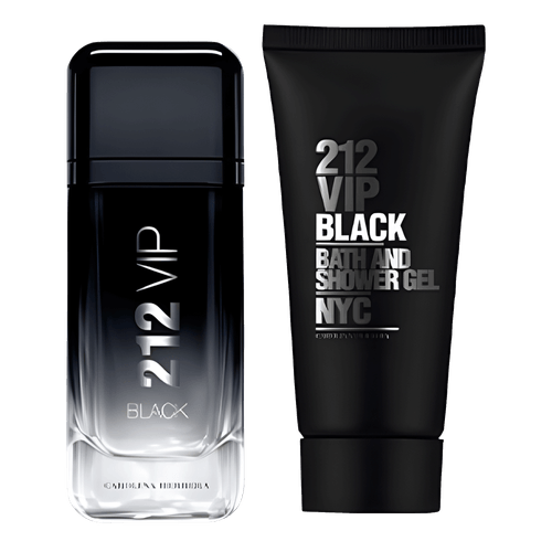 Carolina Herrera Kit 212 Vip Black Eau de Parfum 100ml + Shower Gel 100ml