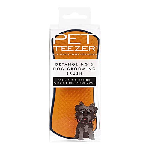 Tangle Teezer Pet Teezer Detangling Dog Grooming Navy/ Orange - Escova para Pet