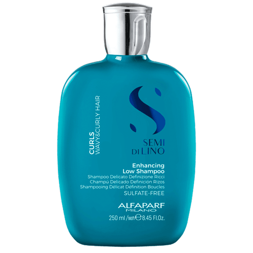 Alfaparf Milano Semi Di Lino Enhancing Low - Shampoo para Cabelos Cacheados 250ml