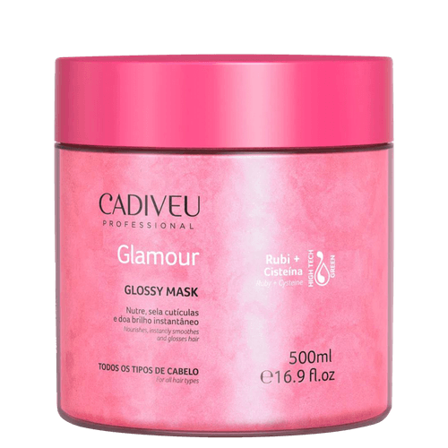 Cadiveu Professional Glamour Rubi Glossy - Máscara 500ml