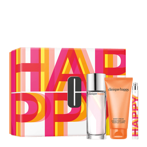 Clinique Kit Happy - Eau De Parfum 50ml + Body Cream 75ml + Miniatura 10ml