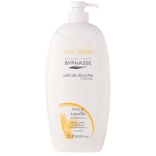 Byphasse Caresse Fleur de Vanille - Creme de Banho 2L