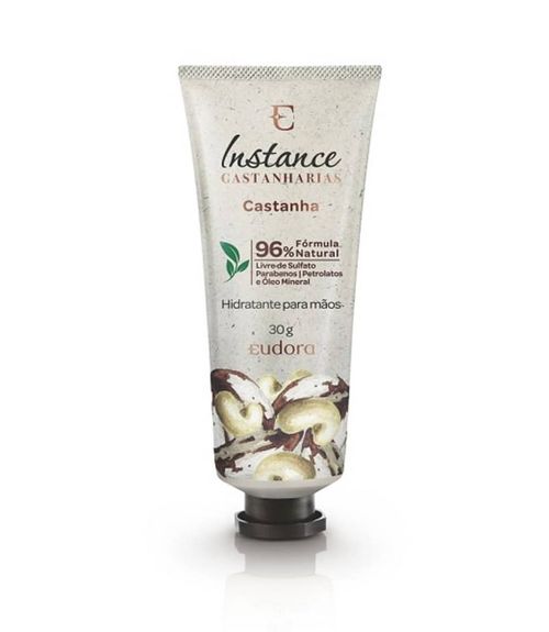 Eudora Instance Castanhas - Creme Hidratante Para Maos 30g