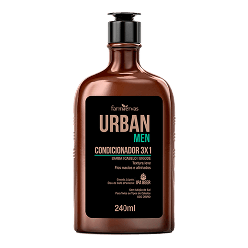 Farmaervas Urban Men 3x1 - Condicionador 240ml