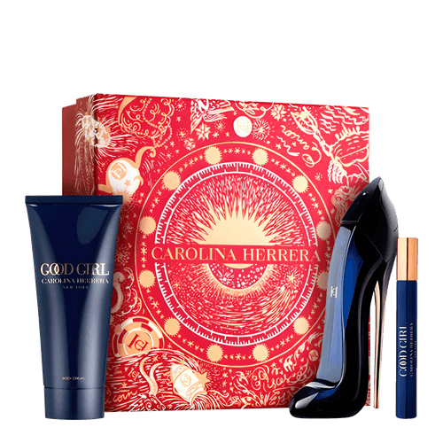 Kit Carolina Herrera Good Girl Eau de Parfum 80ml + Body Lotion 100ml + Miniatura 10ml