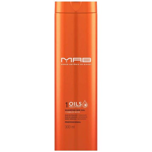 MAB Marco Antônio de Biaggi Oils Recovery - Shampoo sem Sal 300ml