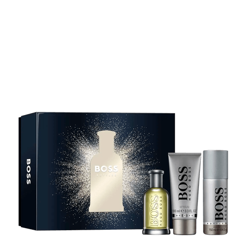 Kit Hugo Boss Bottled - Eau de Toilette 100ml + Gel de Banho 100ml + Desodorante Corporal 150ml