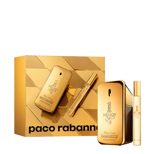 Paco Rabanne Conjunto 1 Million Masculino - Eau de Toilette 50ml + Eau de Toilette 10ml