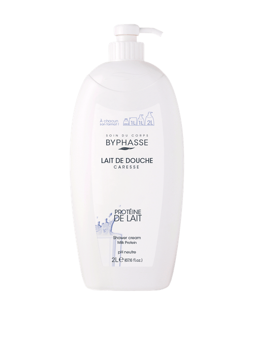 Byphasse Saonete Corporal Caresse Shower Cream Milk Protein 2L