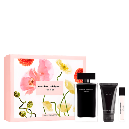 Kit Narciso Rodriguez For Her - Eau de Toilette 100ml + Body Lotion 50ml + Miniatura 10ml