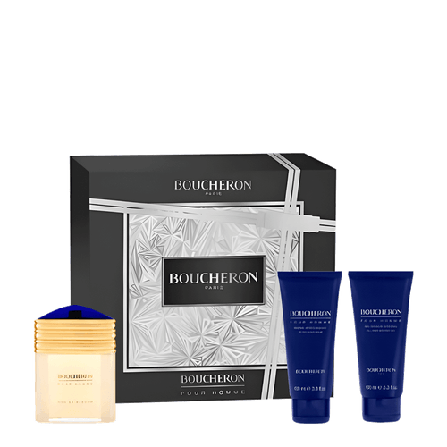 Kit Boucheron Pour Homme Eau de Parfum 100ml + After Shave Balm 100ml + Shower Gel 100ml