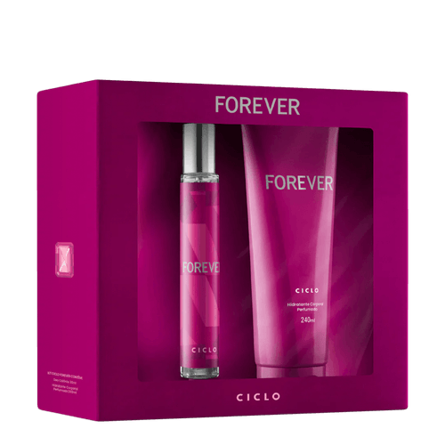 Kit Ciclo Forever - Deo Colônia 50ml + Loção Hidratante 240ml