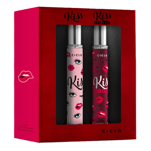 Kit Ciclo Deo Colônia Feminino - Kiss 30ml + Kiss You More 30ml