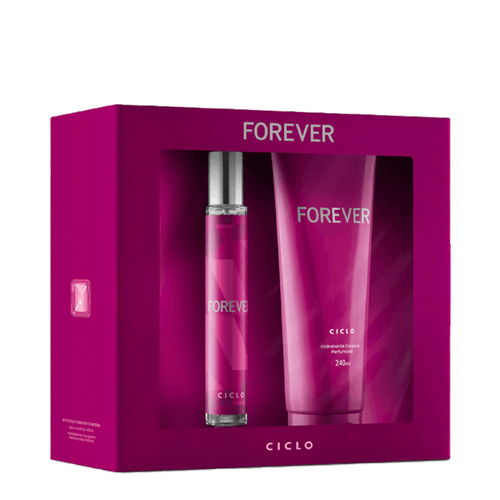 Kit Ciclo Forever Feminino Deo Colônia 30ml + Loção Hidratante 240ml