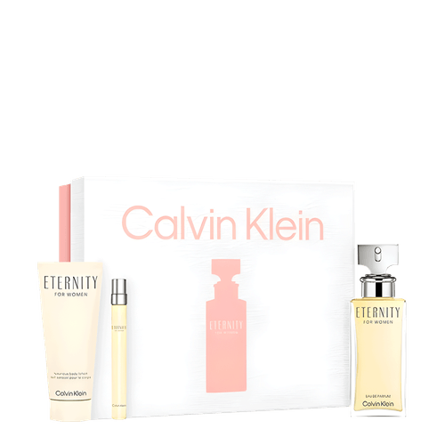 Kit Calvin Klein Eternity - Eau de Parfum 100ml + Body Lotion 100ml + Eau de Parfum 10ml