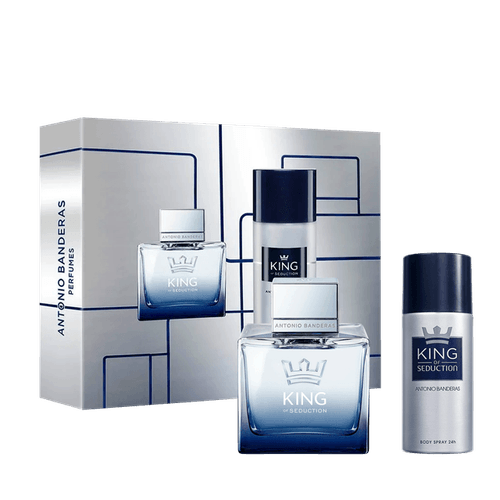 Kit Banderas King Of Seduction Masculino - Eau de Toilette 100ml + Desodorante 150ml